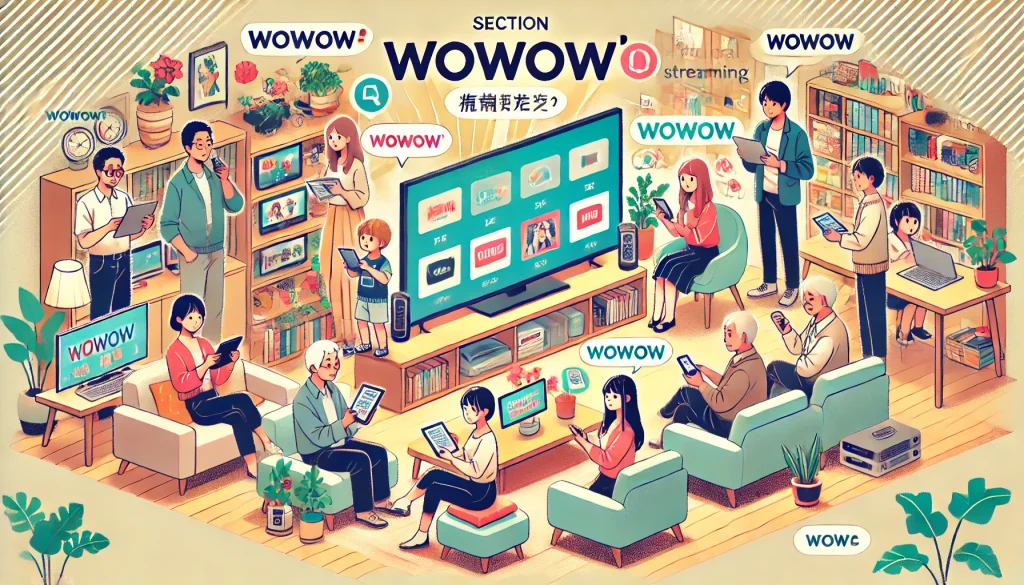 WOWOW加入者の年齢層と利用動向